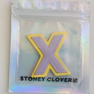 Stoney Clover Lane Color Block Letter X Patch